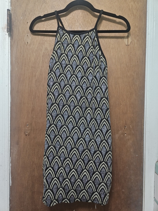 Double Platinum Other - Double Platinum sequined halter dress,